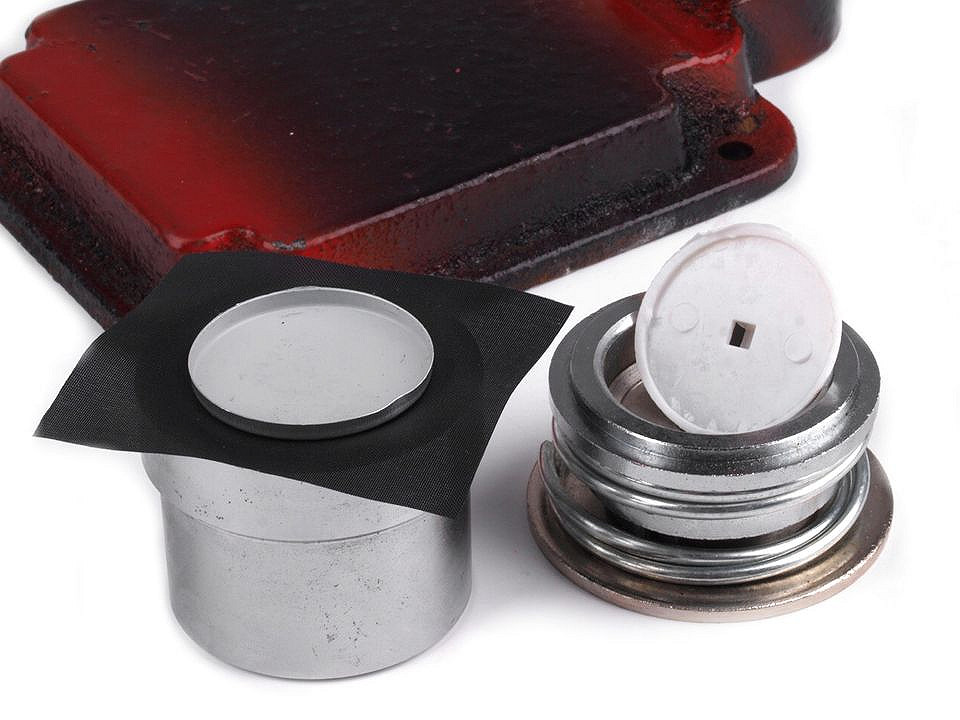 Piston na potahování knoflíků vel. 16", 18", 20", 24", 26", 28", 32", 36", 40", 44", střední, 26 barva nikl