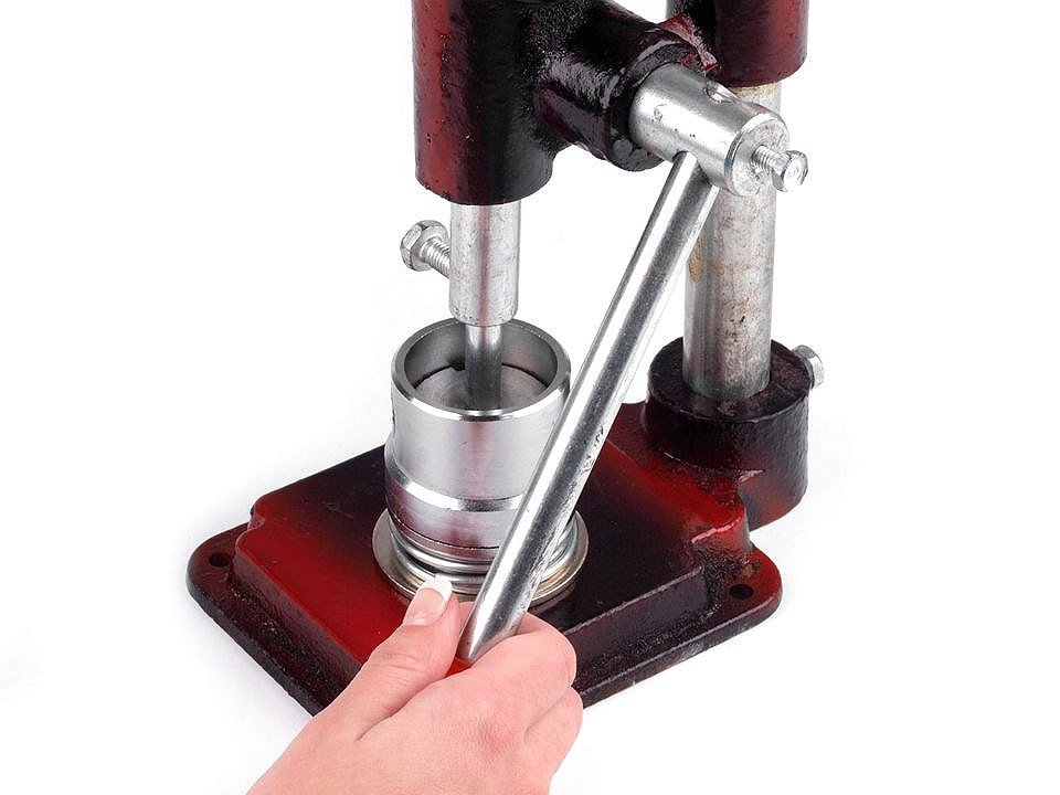 Piston na potahování knoflíků vel. 16", 18", 20", 24", 26", 28", 32", 36", 40", 44", střední, 26 barva nikl