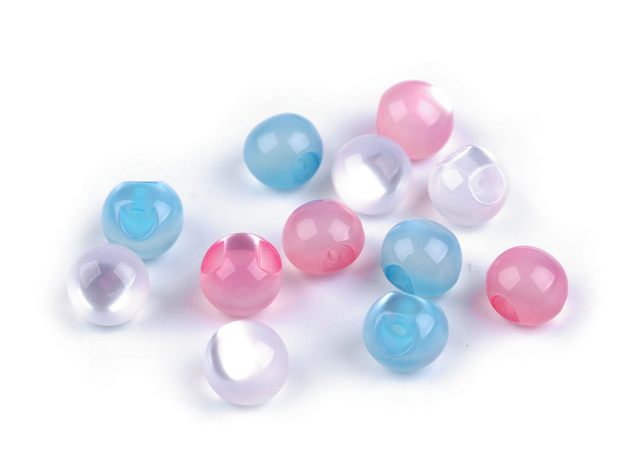 Perla na našitie / gombík mačacie oko Ø10 mm