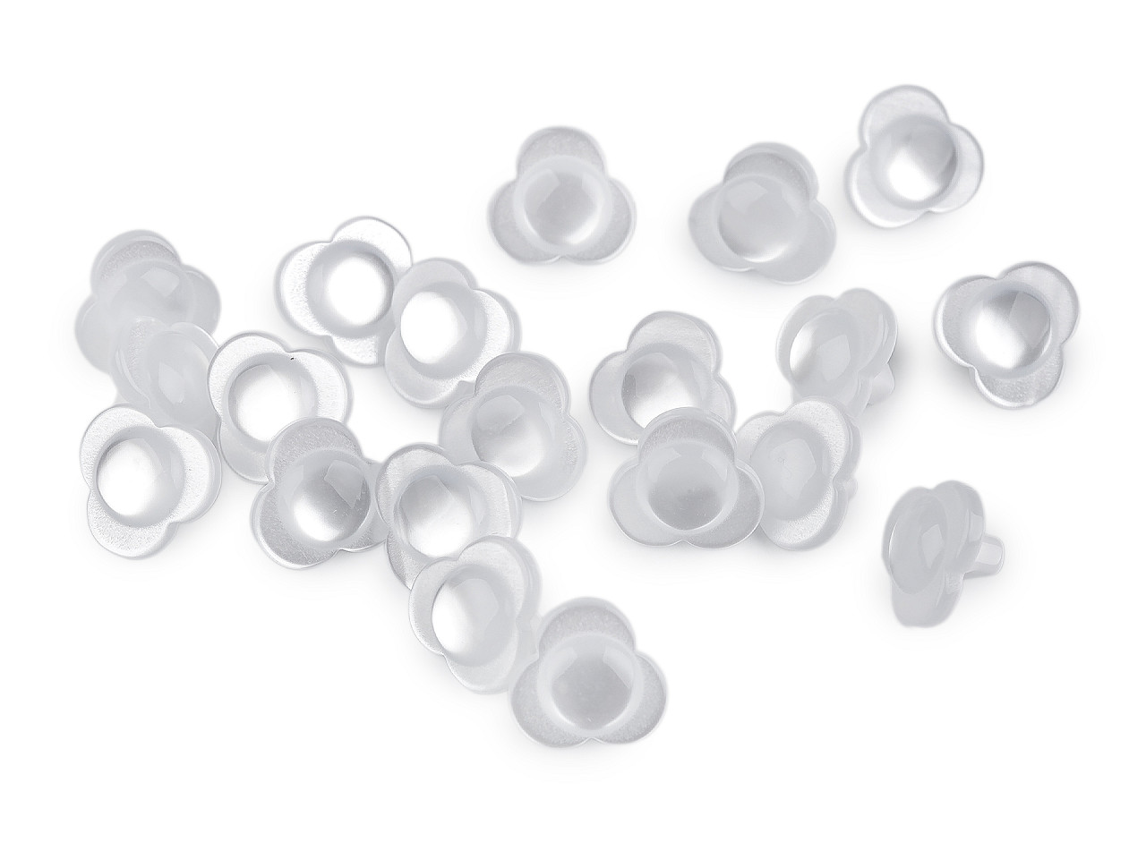 Gombík kvet perleťový veľkosť 22"