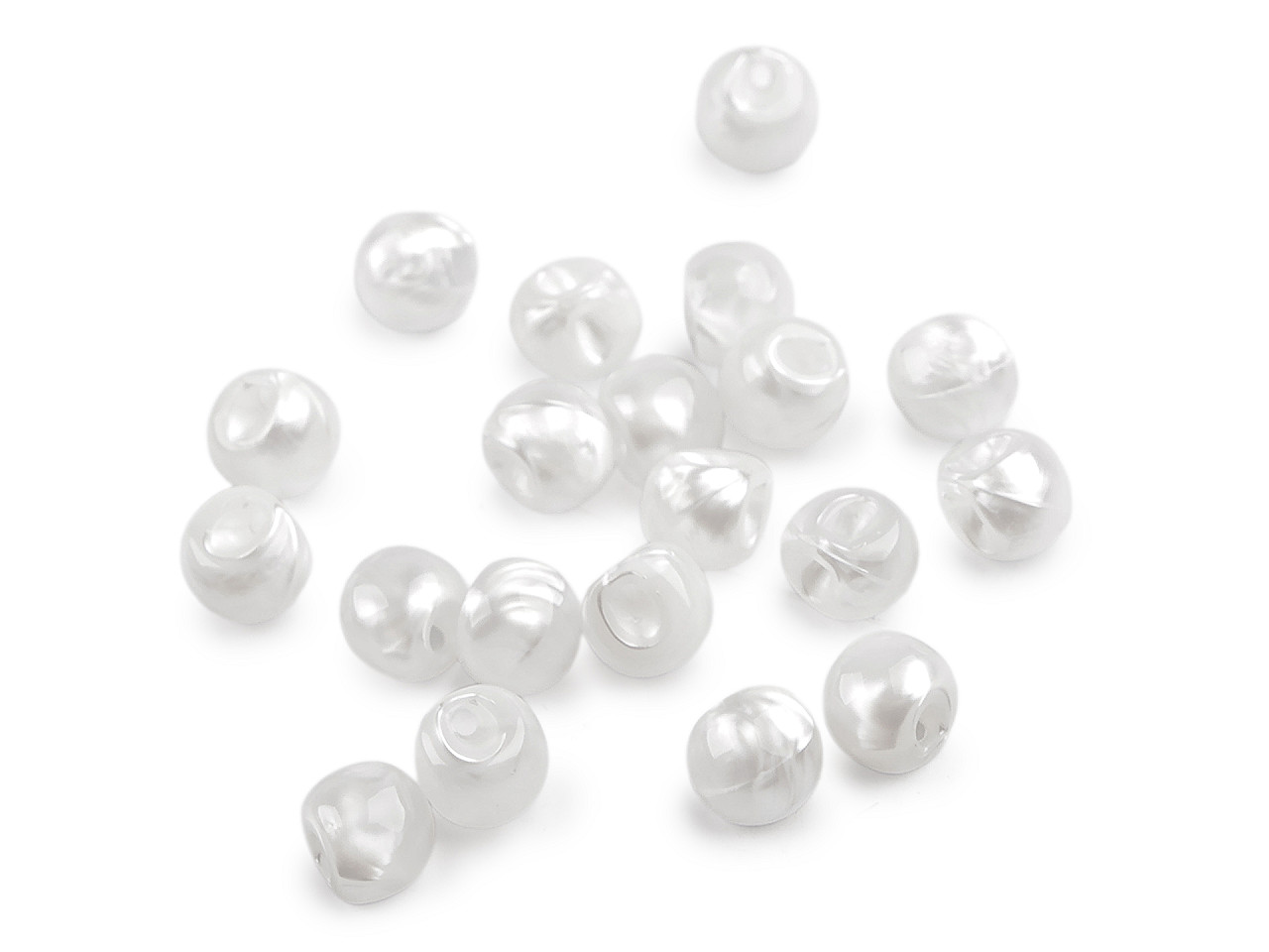 Perla na našitie / gombík Ø10 mm