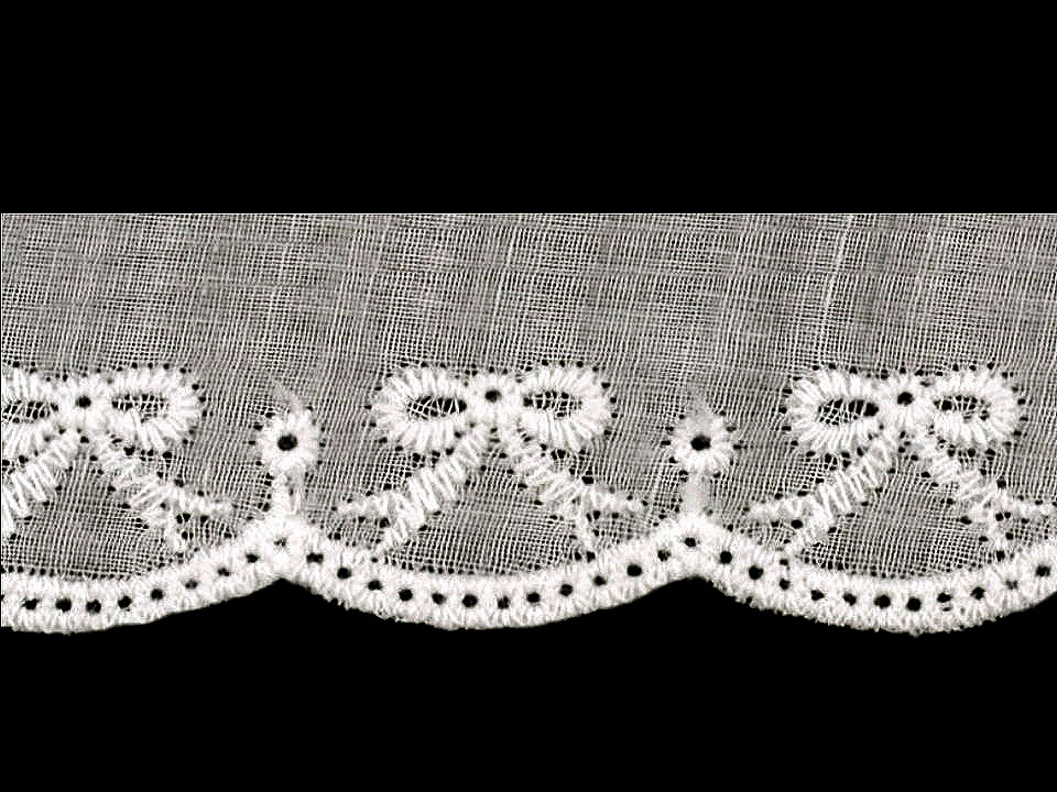 Bavlnená madeira - štykovanie šírka 35 mm