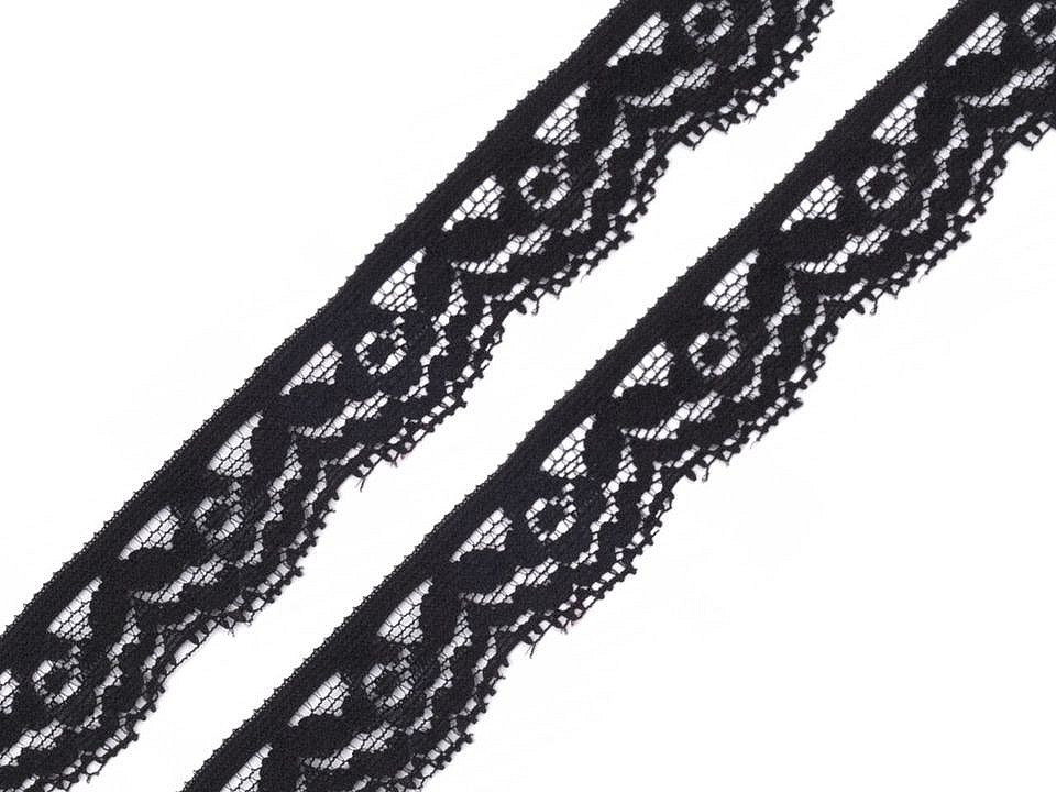 Čipka elastická šírka 20 mm