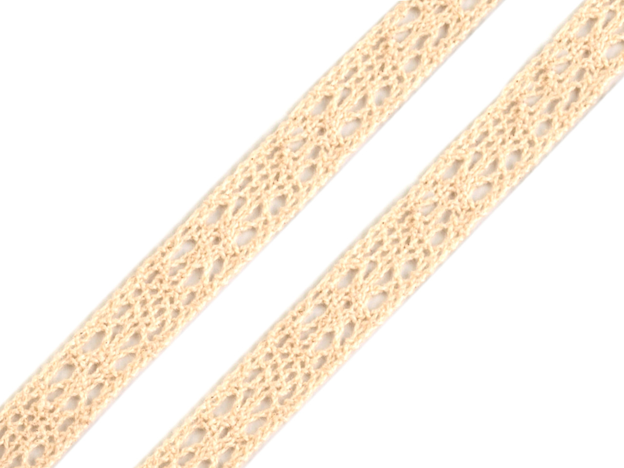 Bavlněná krajka mix šíře 13 mm, malé, mix č. 6