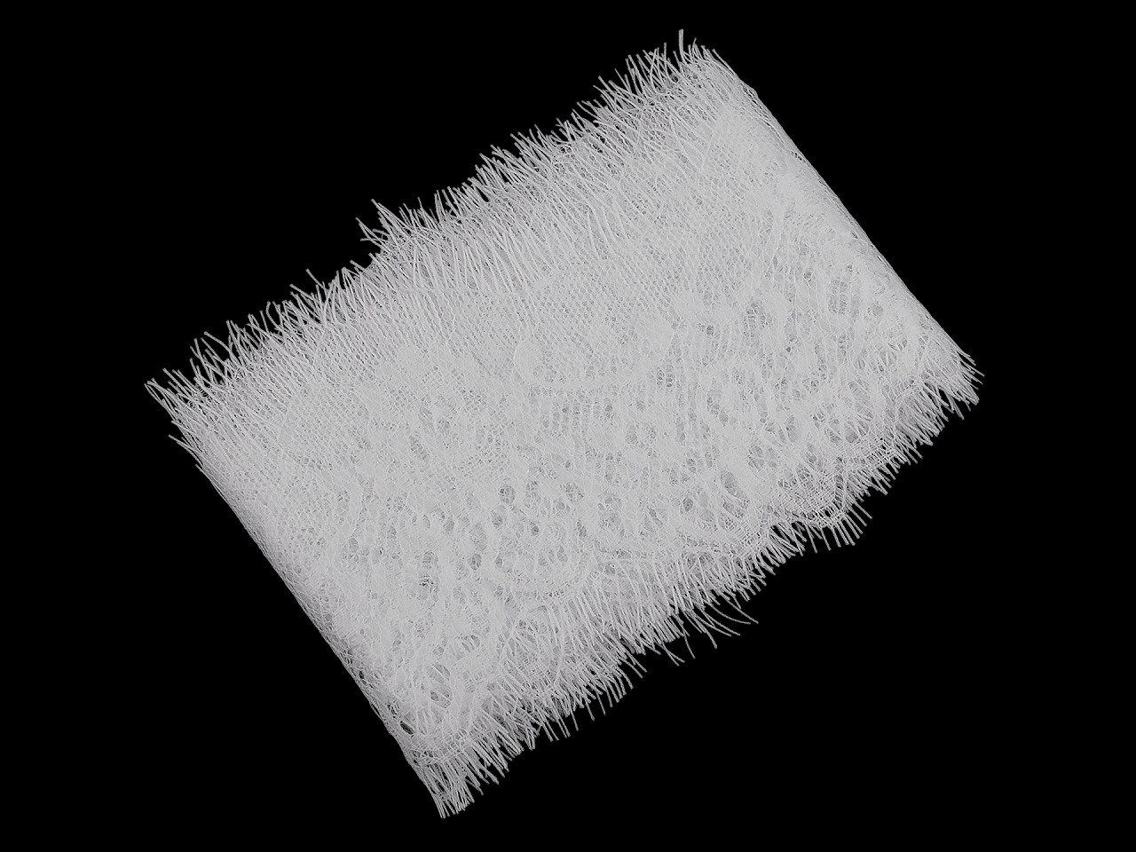 Francouzská krajka šíře 10 cm, střední, 2 černá