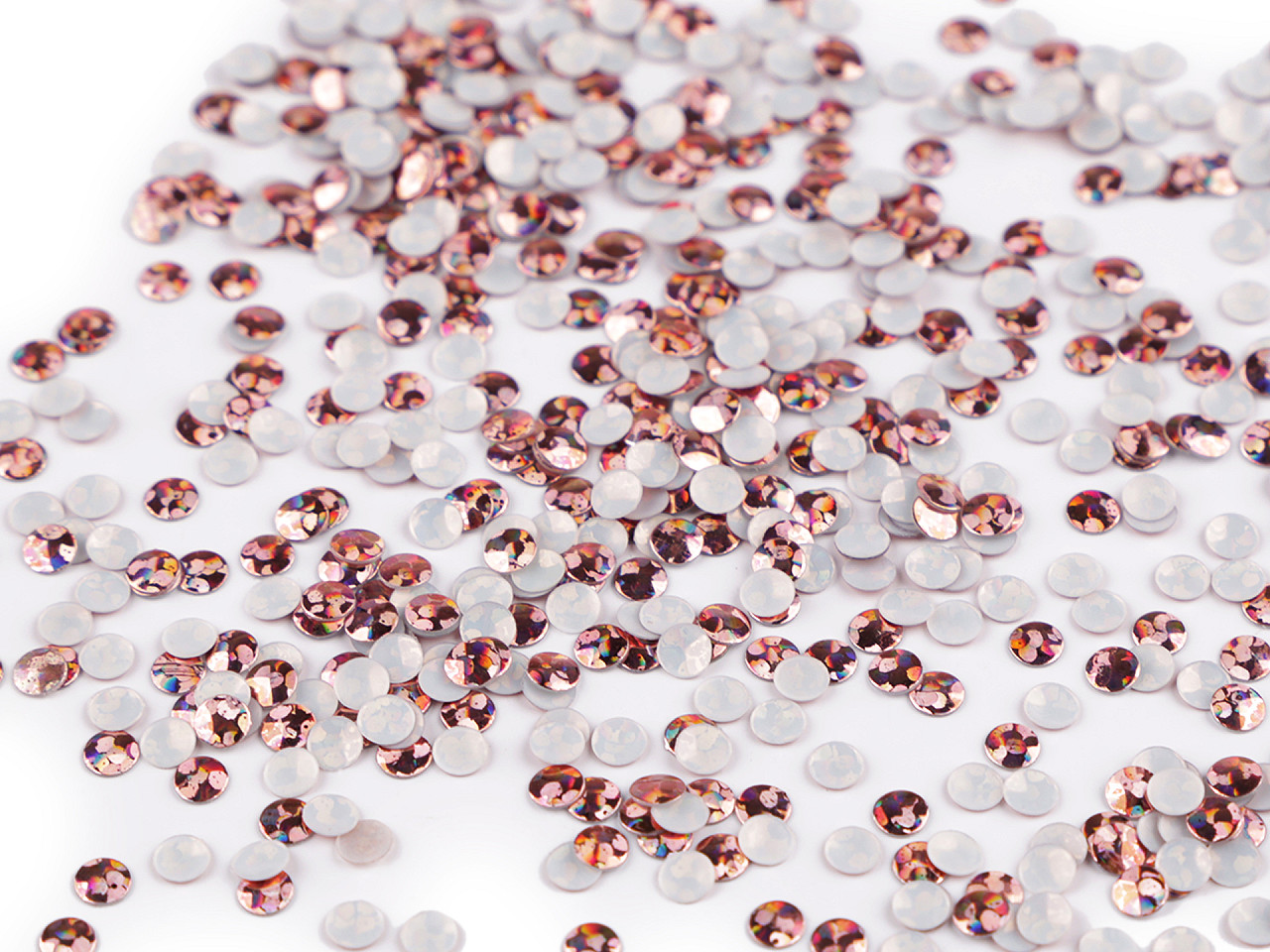 Flitry Ø3mm 5g nažehlovací, malé, 9 AB bílá