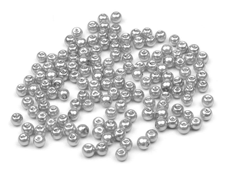Sklenené voskové perly  Ø4mm