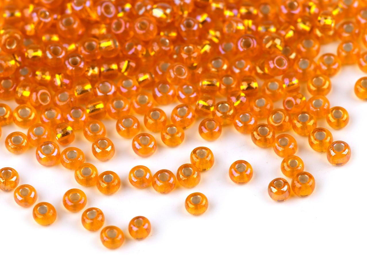Rokajl Preciosa 10/0 - 2,3 mm s průtahem, malé, 57430 zelená trávová