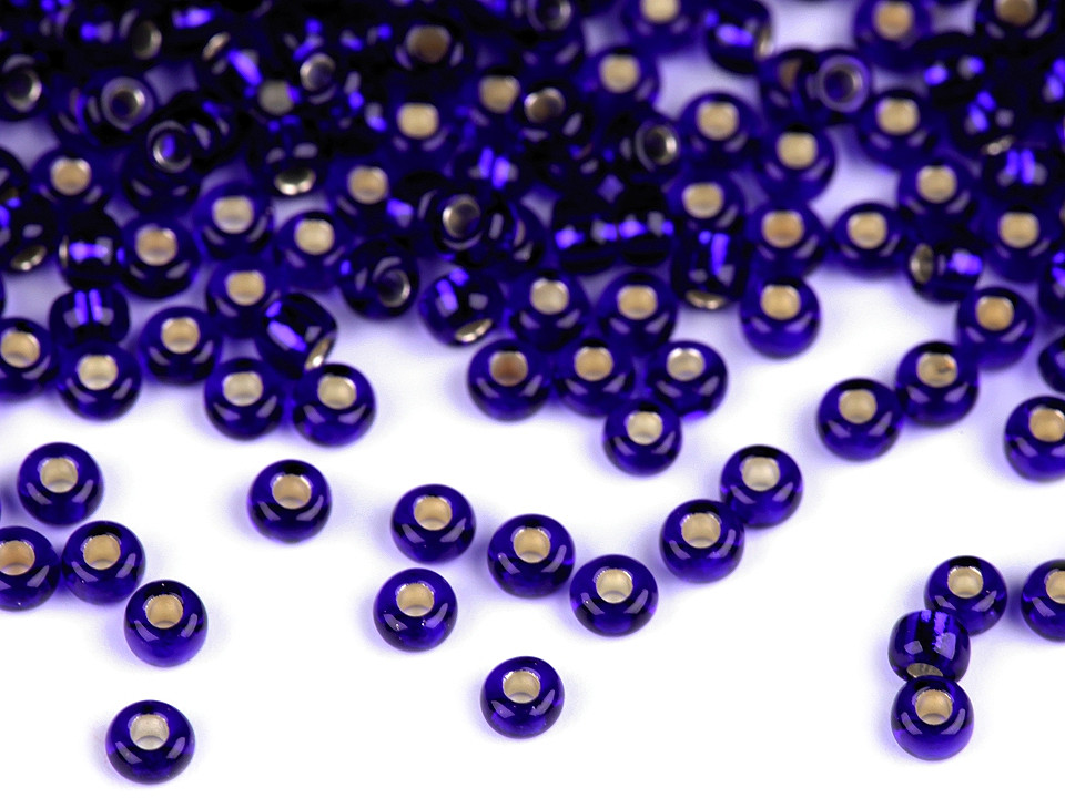 Rokajl Preciosa 10/0 - 2,3 mm s průtahem, malé, 57430 zelená trávová