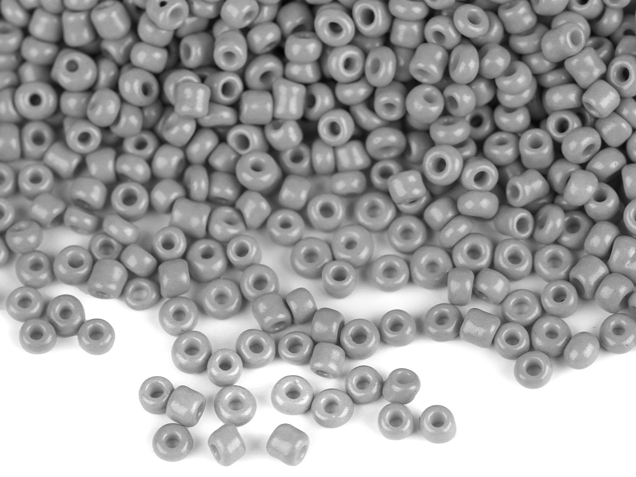 Rokajl 12/0 - 2 mm neprůhledný, malé, 844L zelená sv.