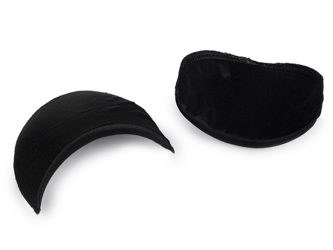 Vycpávky tloušťka 10 mm obšívané, střední, 1 bílá