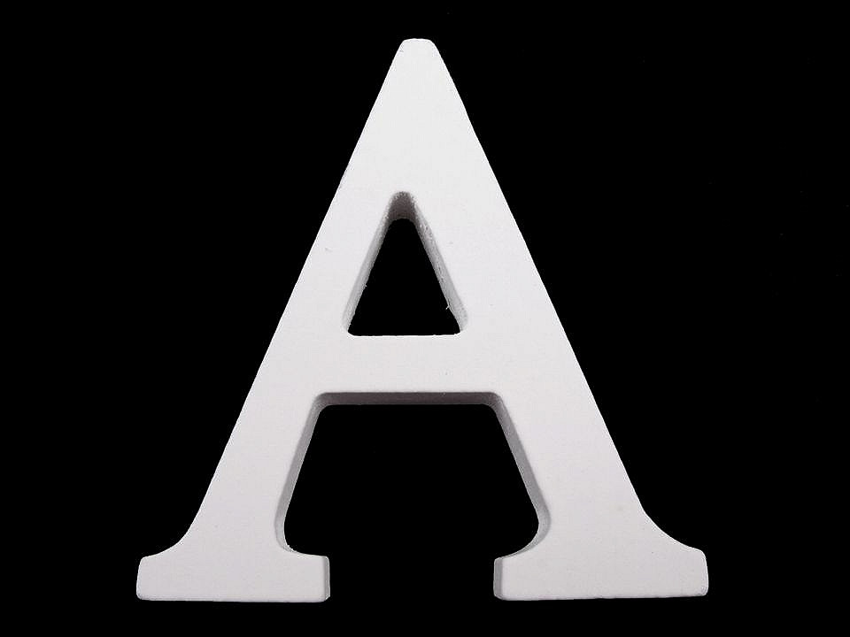 Drevená dekorácia písmená abecedy