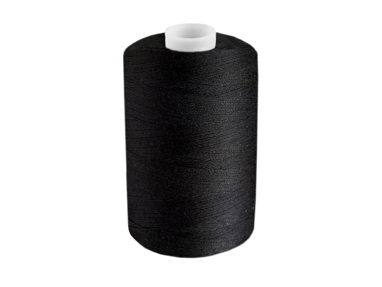 Polyester threads for overlock and classic sewing, 1000 m PES 40/2 James, black, 10 pcs