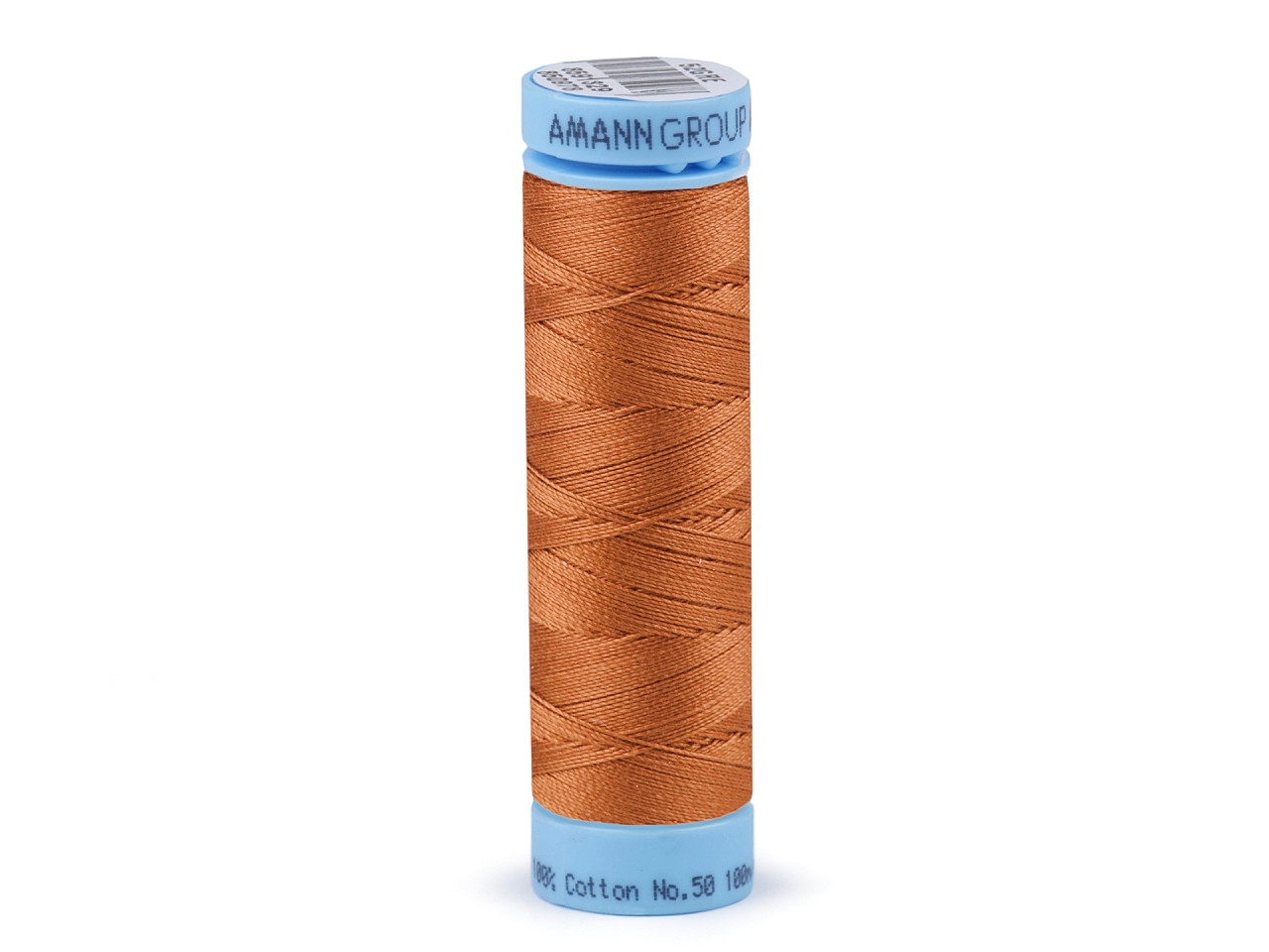 Cotton threads 100 m Label No. 50 Triana Amann, Burnt Orange, 5 pcs