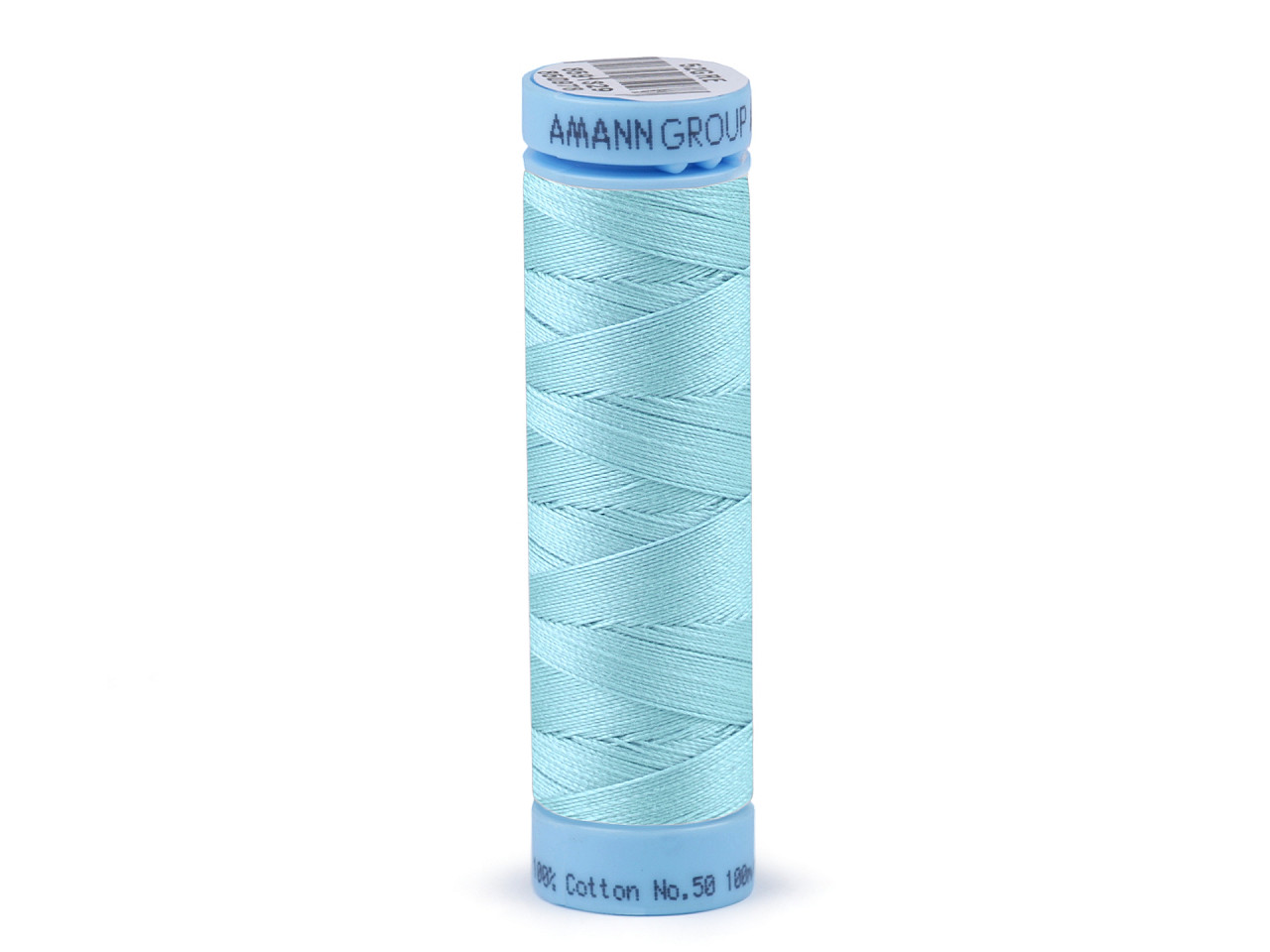 Cotton threads 100 m Label no. 50 Triana Amann, Blue Curacao, 5 pcs