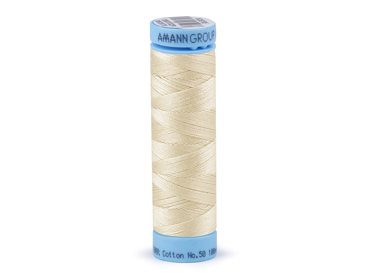 Cotton threads 100 m Label No. 50 Triana Amann, White Smoke, 5 pcs