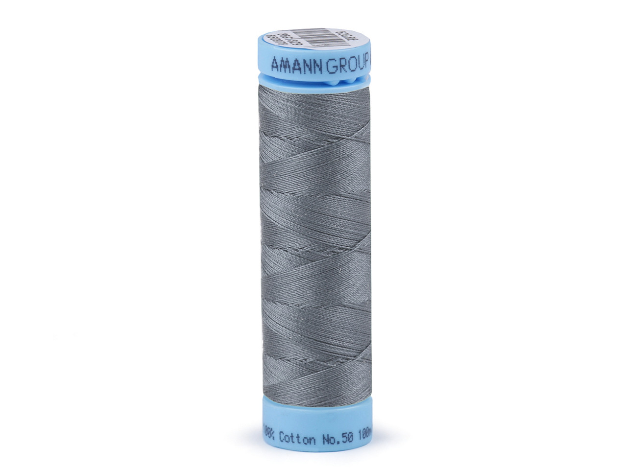 Cotton threads 100 m Label No. 50 Triana Amann, Neutral Gray, 5 pcs