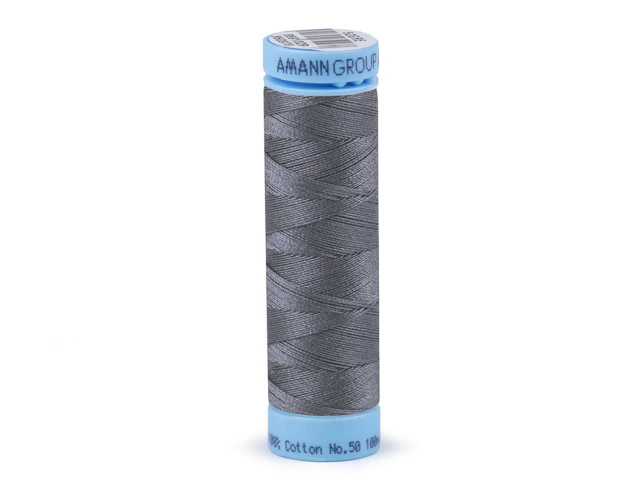 Cotton threads 100 m Label No. 50 Triana Amann, Agate Gray, 5 pcs