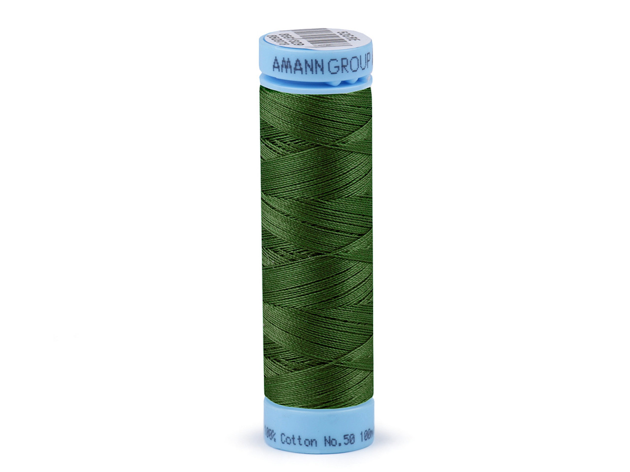 Cotton threads 100 m Label no. 50 Triana Amann, Olivine, 5 pcs