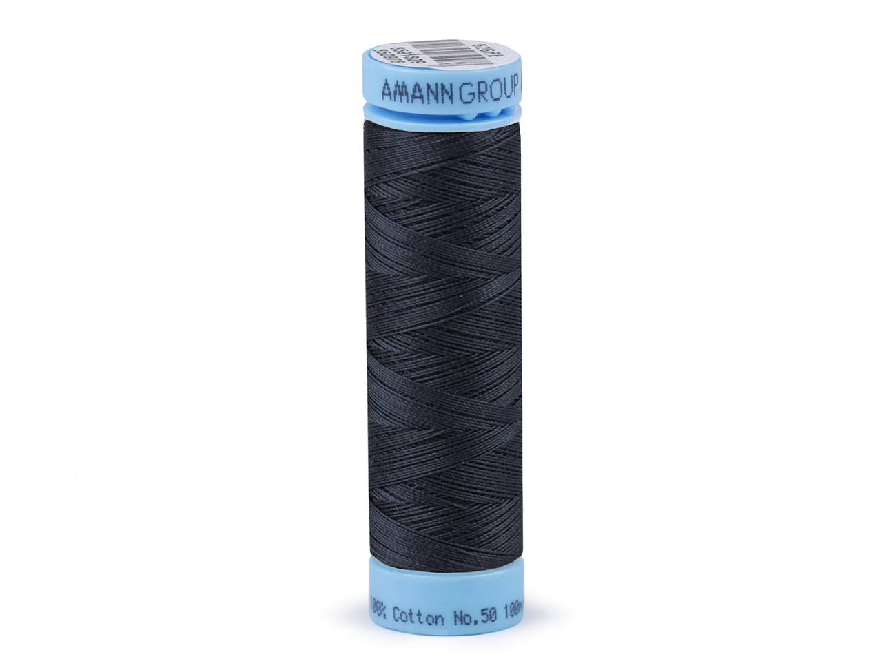 Cotton threads 100 m Label no. 50 Triana Amann, Black Iris, 5 pcs