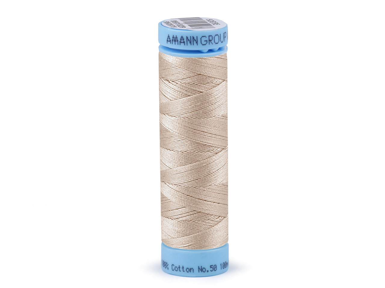 Cotton threads 100 m Label no. 50 Triana Amann, Prairie Sand, 5 pcs