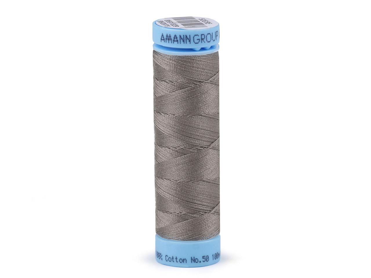 Cotton threads 100 m Label No. 50 Triana Amann, Steel Gray, 5 pcs