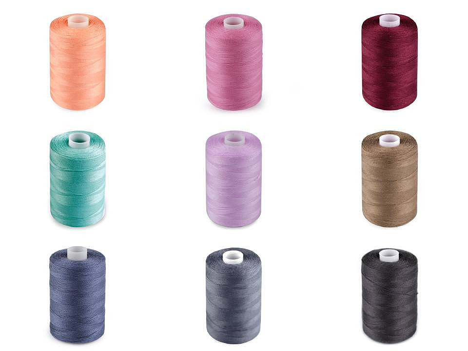 Polyesterové nite pre overlocky aj klasické šitie NTF 40/2 1000 m