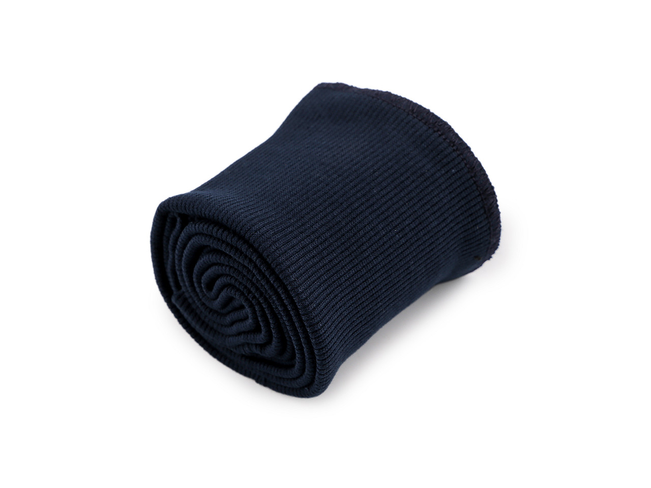 Bavlněné elastické náplety šíře 7,5 cm sada (2x rukáv, 1x pás), střední, 2 černá