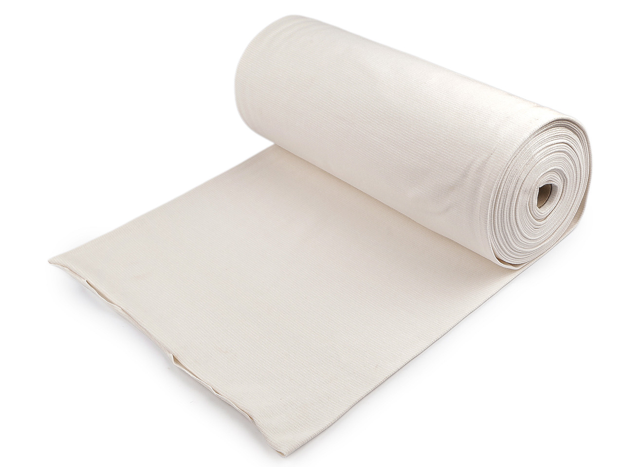 Úplet bavlněný elastický Baby tunel, střední, 026 zelená khaki