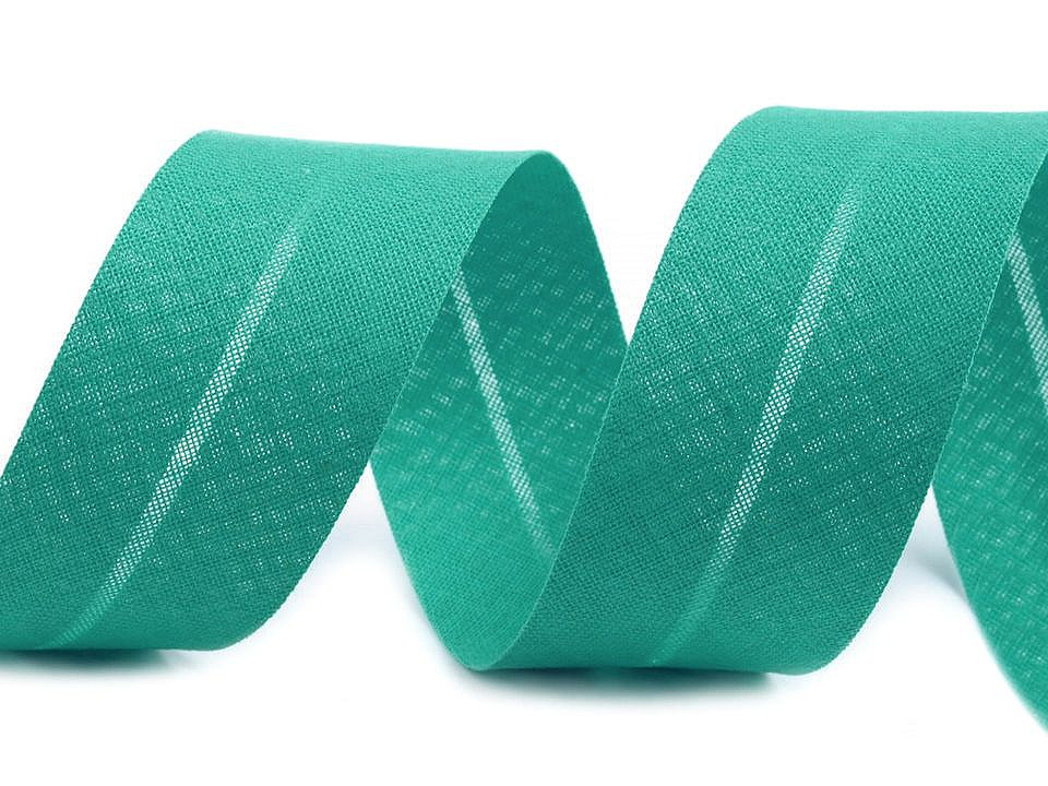 Šikmý prúžok bavlnený šírka 30mm zažehlený