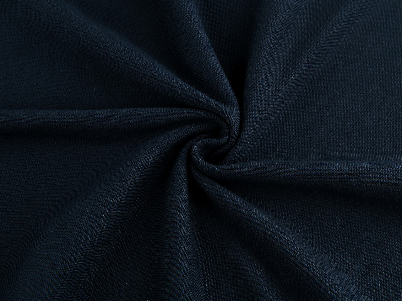 Úplet bavlněný elastický hladký / náplet, střední, 1 bílá