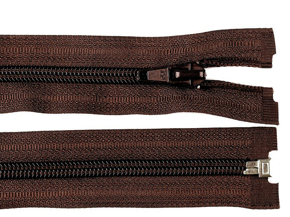 Špirálový zips No 5 dĺžka 55 cm bundový POL