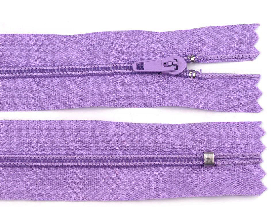 Špirálový zips No 3 dĺžka 18 cm pinlock