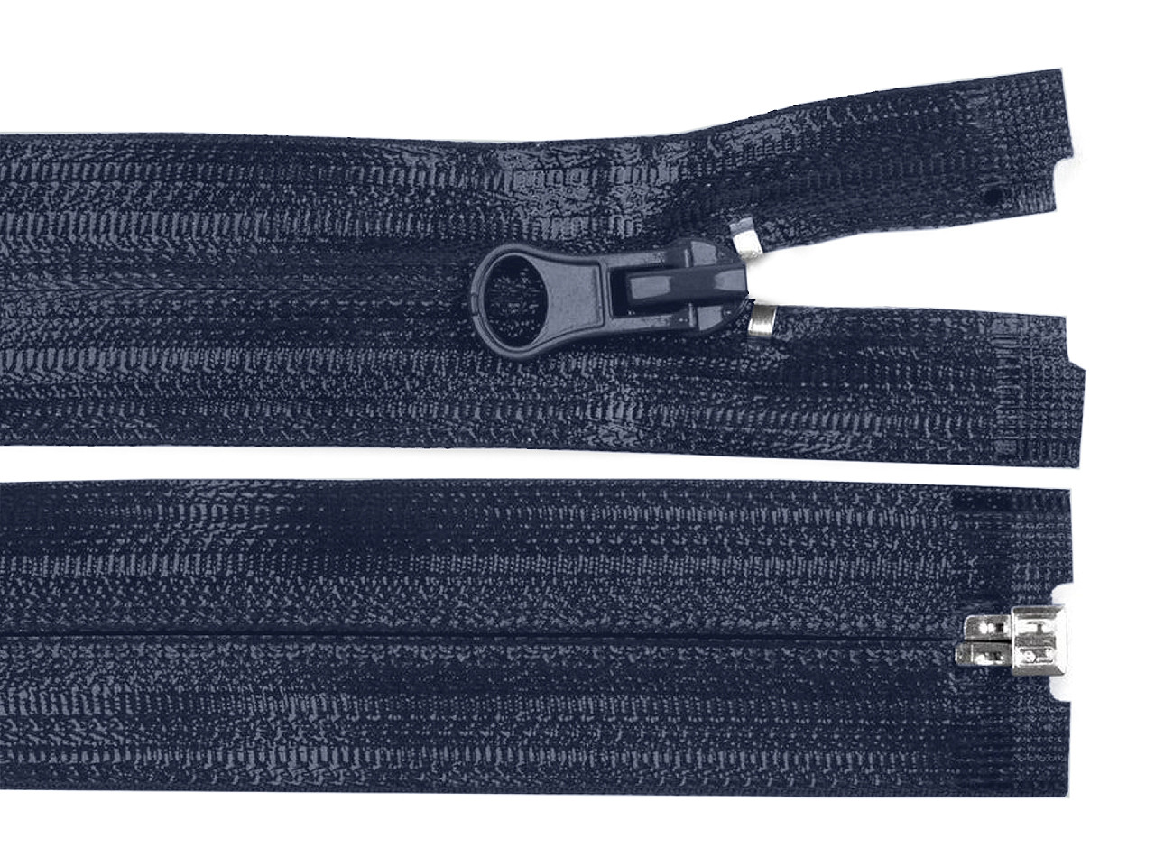 Vodeodolný zips No 7 dĺžka 60 cm špirálový