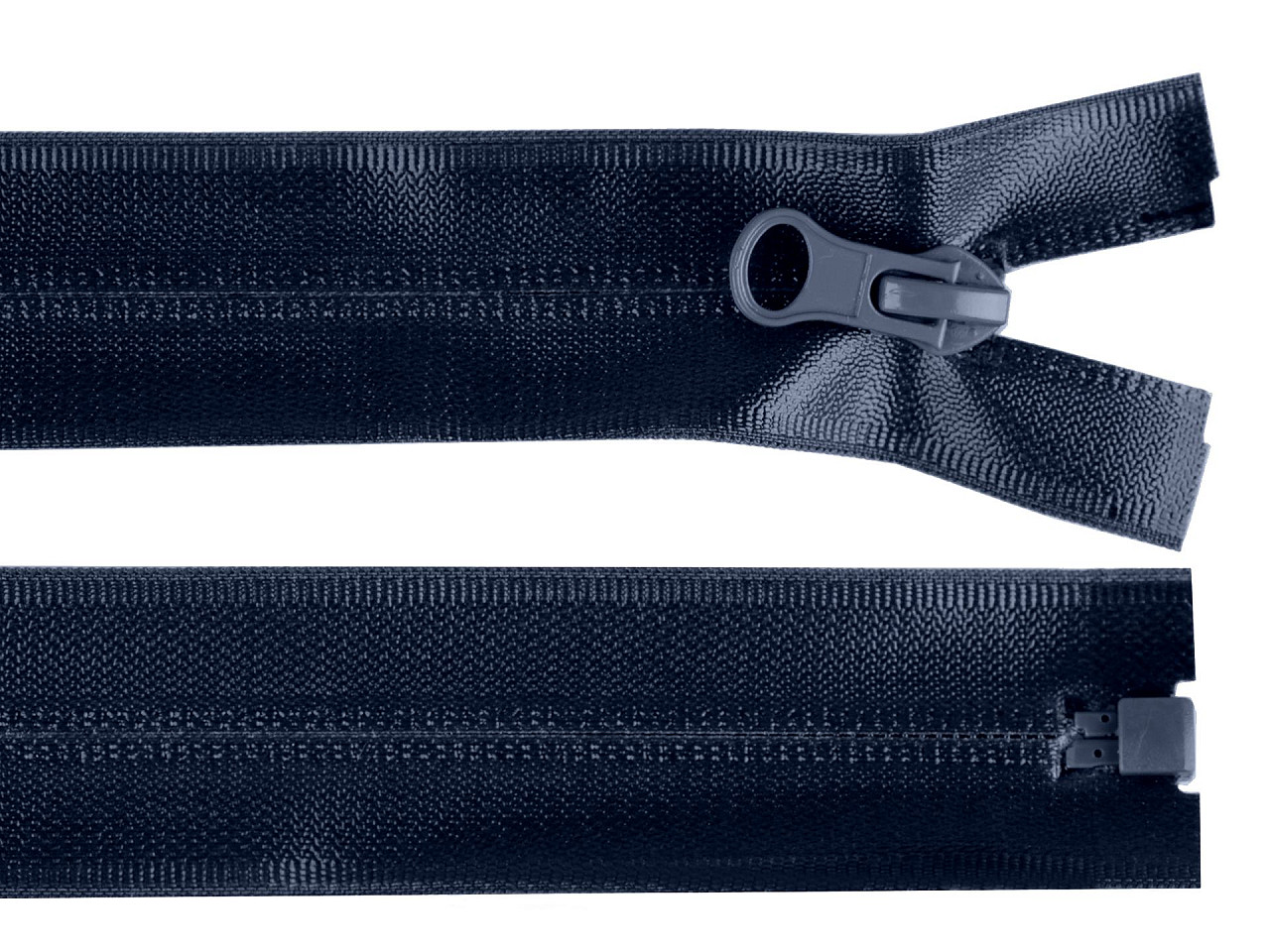 Vodeodolný zips No 7 dĺžka 70 cm špirálový