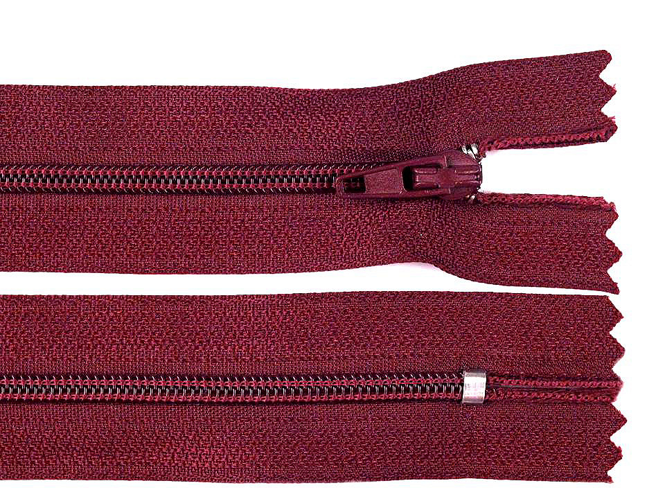 Špirálový zips No 3 dĺžka 16 cm autolock