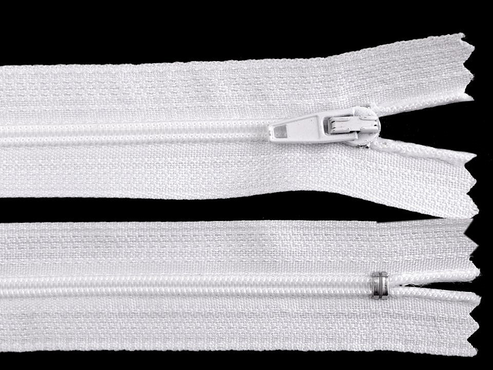 Špirálový zips No 3 dĺžka 18 cm autolock