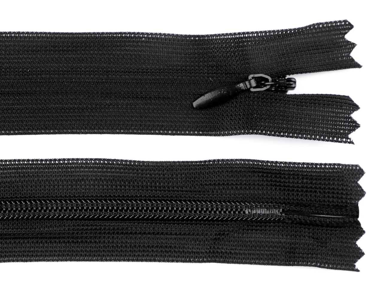 Špirálový zips skrytý No 3 dĺžka 65 cm dederon