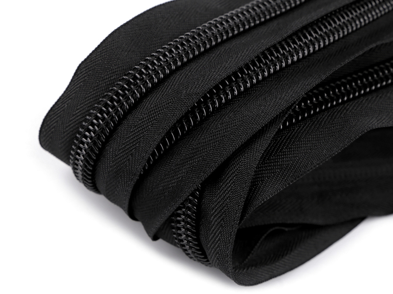 Zips stanový špirálový No 10 s obojstranným jazdcom dĺžka 195 cm