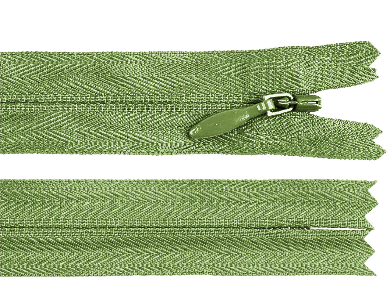 Spirálový zip skrytý YKK No 4 délka 50 cm, střední, 068 fialová lila