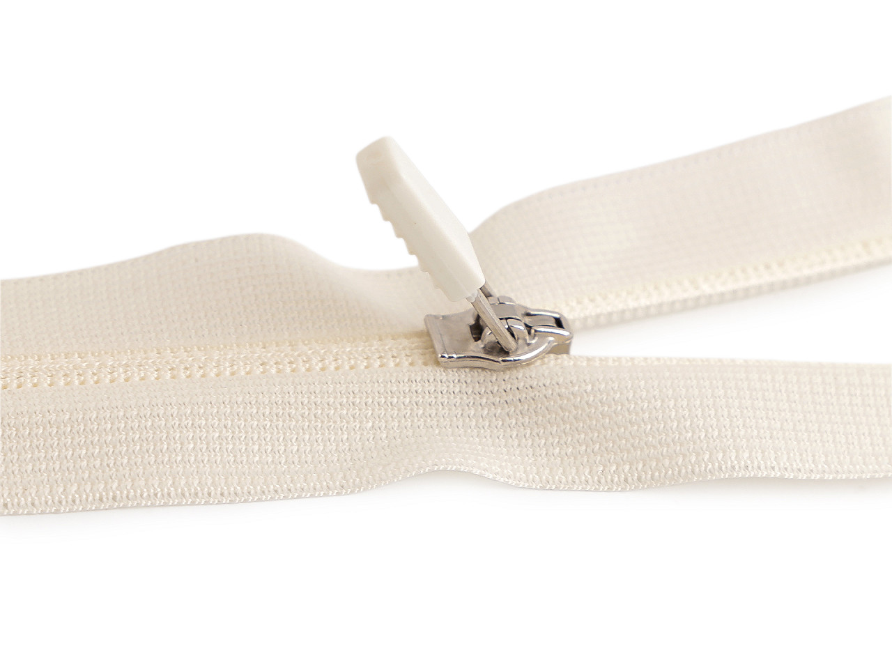 Spirálový zip skrytý dělitelný No 3 délka 45 cm, střední, 322 černá