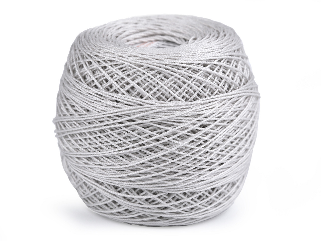 Kordonet 30 yarn, very light grey, 10 pcs