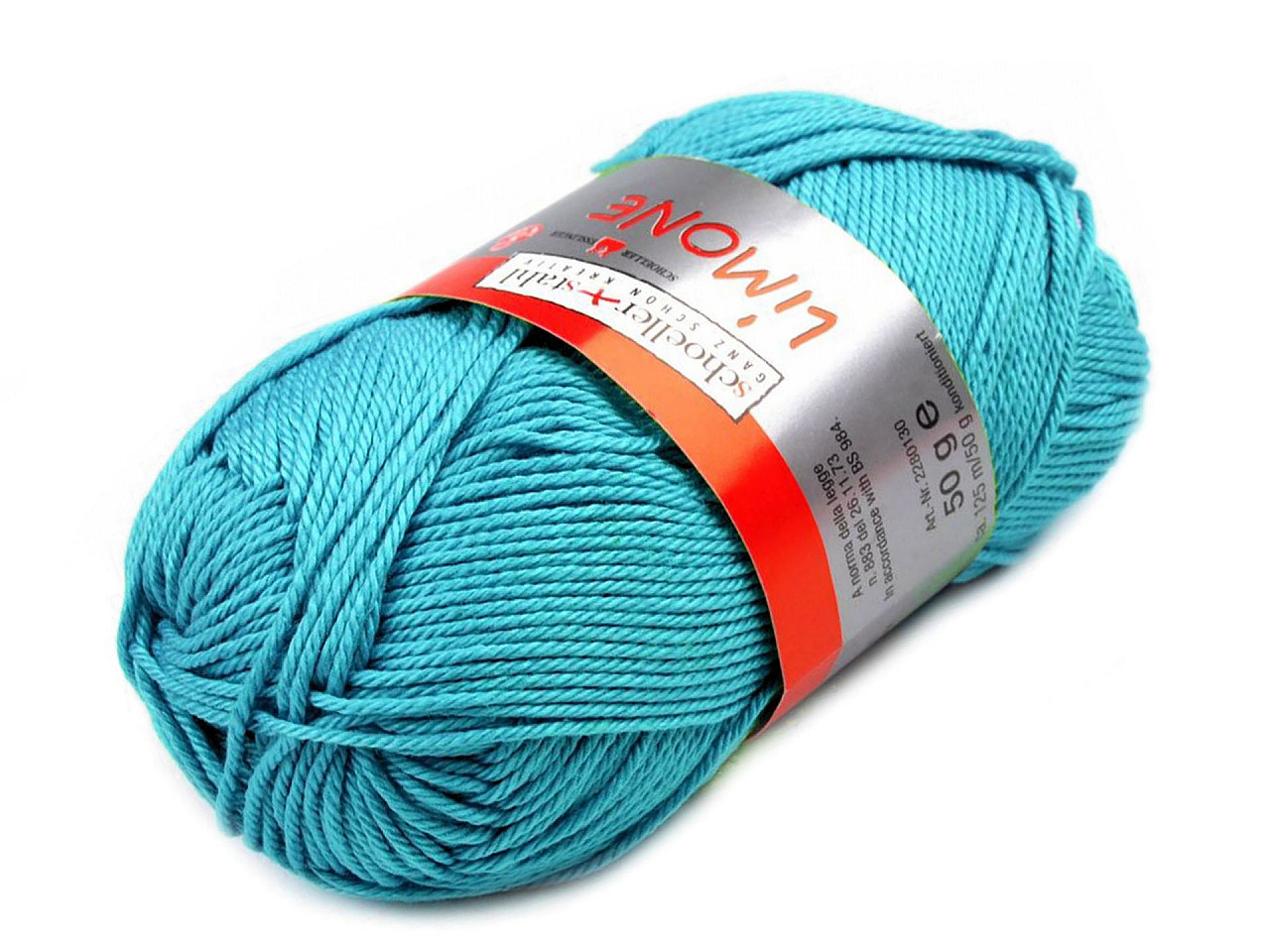 Bavlněná pletací příze Limone 50 g, střední, 37 (201) hnědá