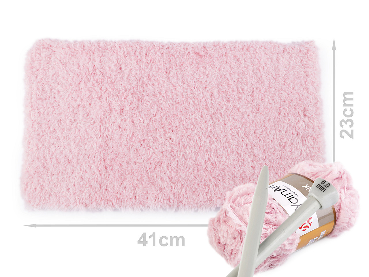 Pletací příze Mink 50 g, střední, 2 (337) šedobéžová