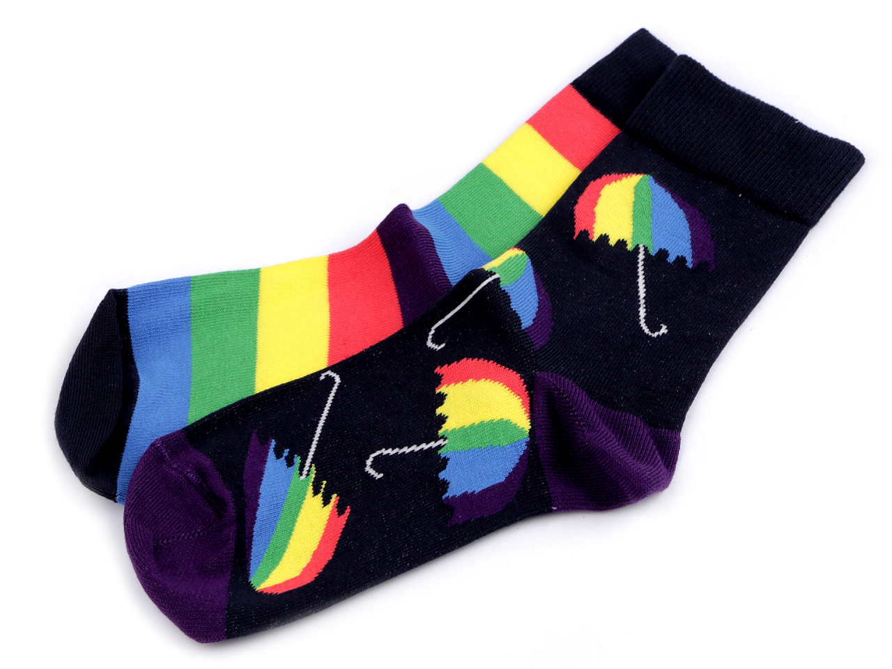 Wola lustige Socken, Baumwolle, (43-46), mehrfarbig, 1 Paar