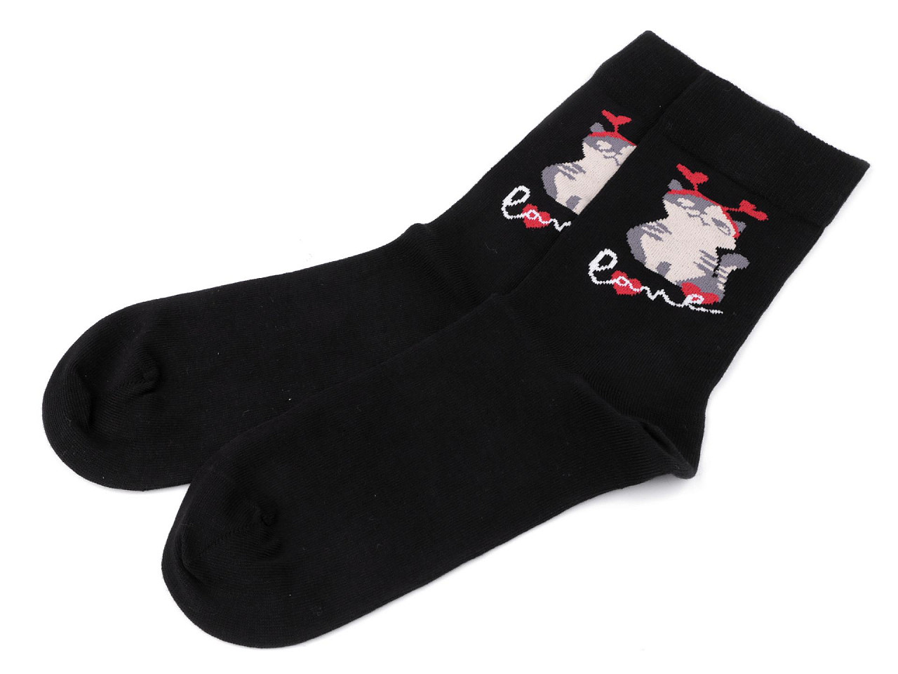 Wola lustige Socken, Baumwolle, schwarz, 1 Paar