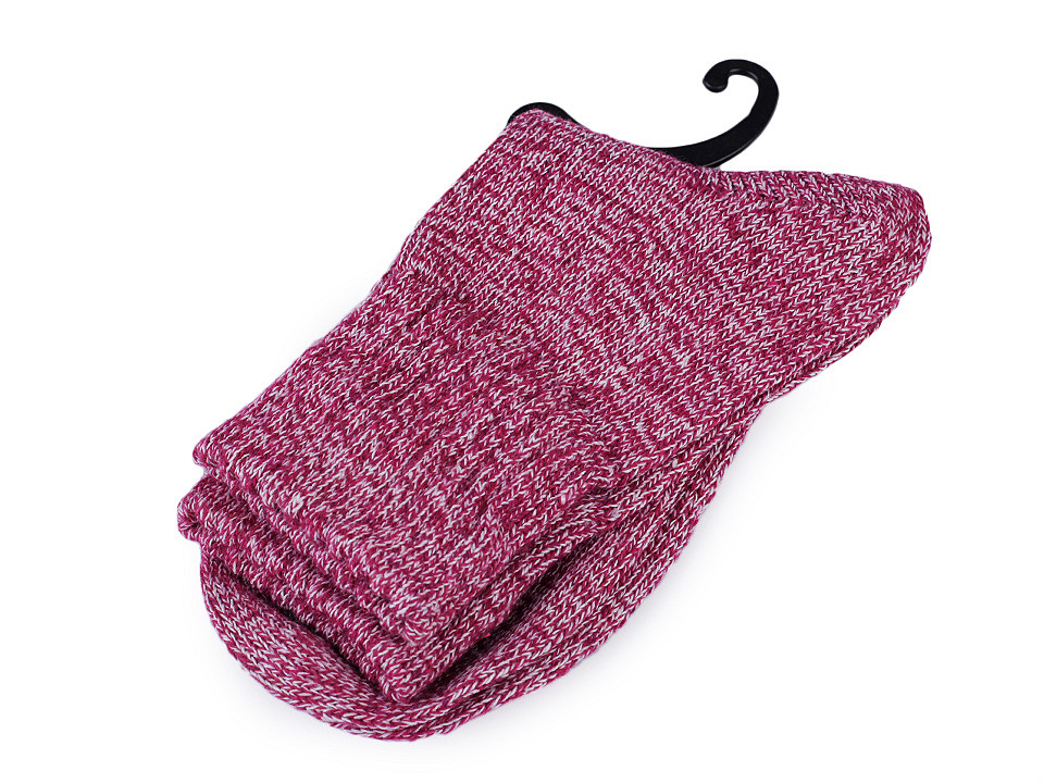 Ponožky teplé melírované unisex