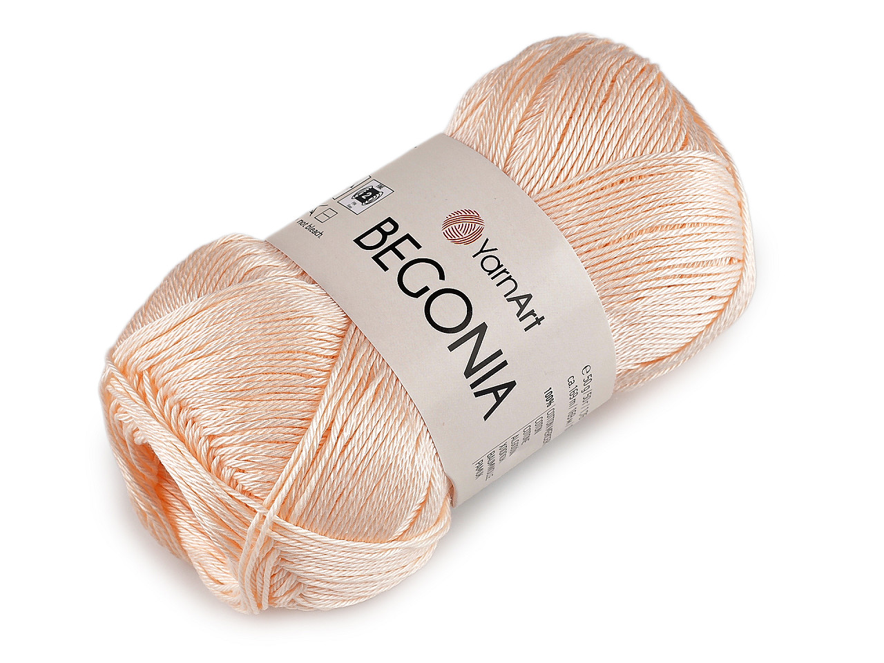 Bavlněná pletací příze Begonia 50 g, střední, 29 (5049) fialová lila
