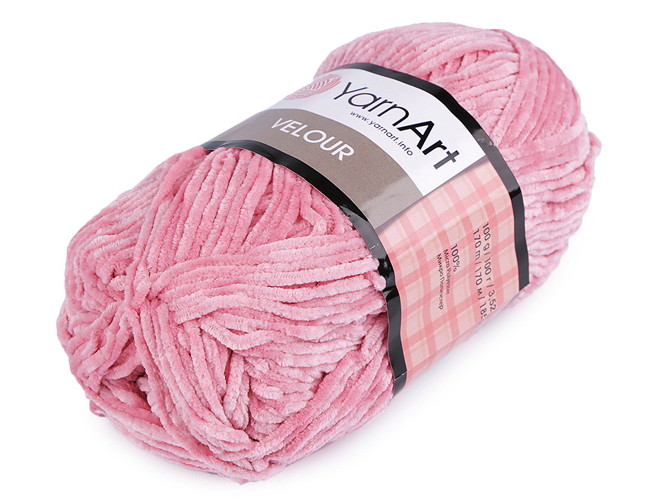 Pletacia ženilková priadza Velour 100 g