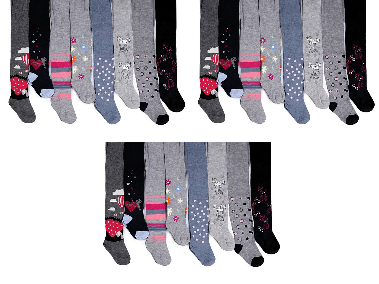 Ciorapi pentru fete, Mărime: 116 - 122, culoare aleatorie, 1 buc
